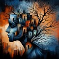When Nature and Cityscape Collide in a Surreal Portrait